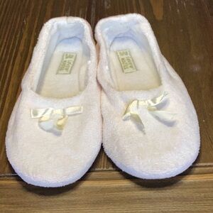 FINAL SALE PRICE Light Pink Love Mates Terry Cloth Slippers